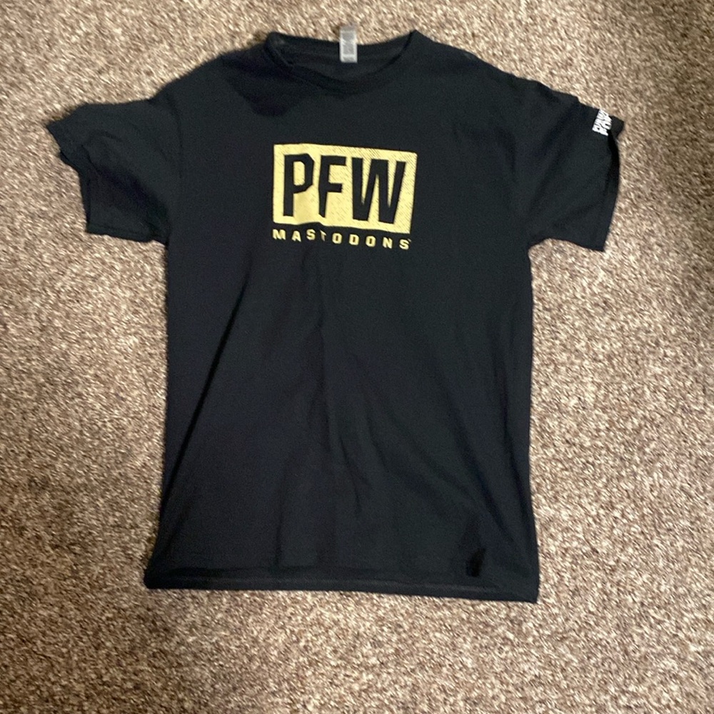 Black & Gold Purdue Fort Wayne Mastadons Gildan Tee-Shirt
